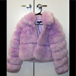 Faux fur coat